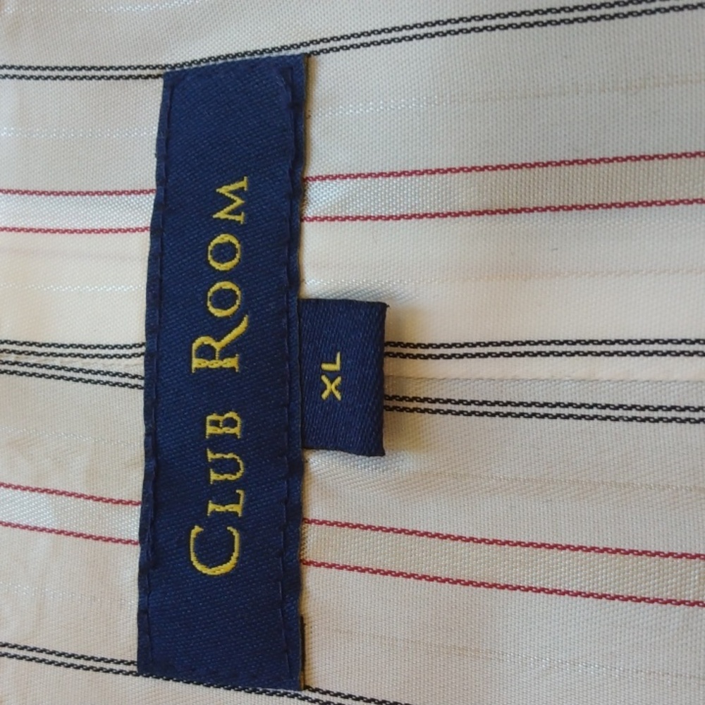 Like New Club Room XL Black/White Herringbone Adjustable Vest - Picture 6 of 11